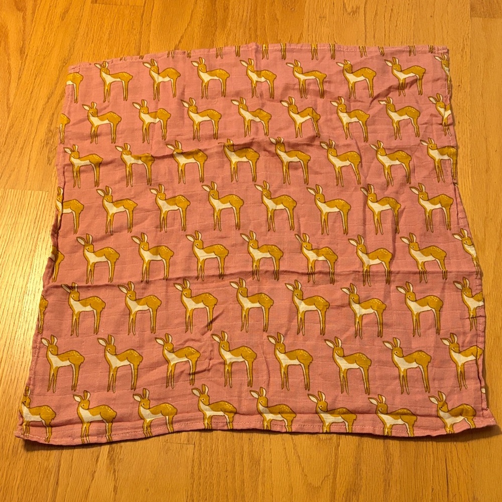 Milkbarn burp cloth deer